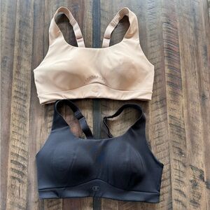 Bundle of 2 Champion Motion Control High Impact sports bras.  Size M (B/C)